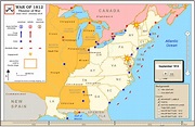 War Of 1812 Battles Map - Maps For You