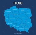 Descarga Vector De Mapa De La Provincia De Polonia