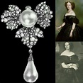 Broche de diamantes & perlas:Princesa Sofia Federica Matilde de ...