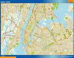 Mapa Politico De Nueva York