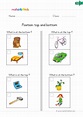Position Worksheets for Kindergarten | Free Printable Positional Words ...