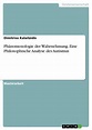 Phänomenologie der Wahrnehmung (eBook, PDF) von Dimitrios Kalaitzidis ...