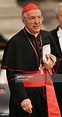 Italian Cardinal Francesco Marchisano attends a mass celebrated by ...