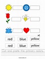 Color Cut And Paste Worksheets