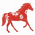 horse chinese zodiac animal 16927855 Vector Art at Vecteezy
