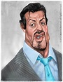 Sylvester Stallone | Celebrity caricatures, Funny caricatures, Caricature
