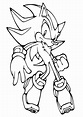 Sonic Shadow the Hedgehog Dibujos Para Colorear Sonic Cartoon Coloring ...