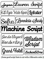 Silhouette Fonts - 101 Fonts for Cutting Machines - Hey, Letu0027s Make ...