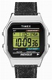 Timex® 'Originals' Digital Leather Strap Watch, 34mm | Nordstrom