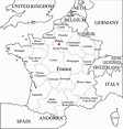 Mapa político de Francia para imprimir Mapa de departamentos de Francia ...