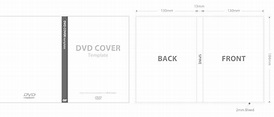 DVD COVER template for Photoshop and Illustrator