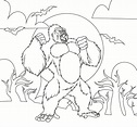 Dibujos de King Kong para colorear | Deadpool para pintar e imprimir