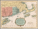 A Map of the Colony of Rhode Island: with the adjacent Parts of ...