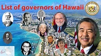 List of governors of Hawaii - YouTube