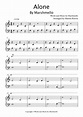 Alone By Marshmello - Digital Sheet Music For Score - Download & Print ...