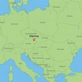 Vienna On World Map – Map Vector