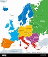 European Political Map High Resolution Stock Photography and Images - Alamy
