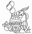 「涂来涂去」10张复活节兔子涂色画（上），让孩子尽情涂色！ - 每日头条