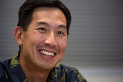 Charles Djou smiling during a Civil Beat Editorial Board 10.7.14 ...