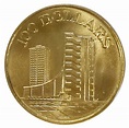 1965-1975 Singapore Mint 10th Anniversary of Independence Gold Coin 6g ...