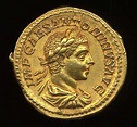Obverse image of a coin of Elagabalus