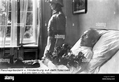 Paul von Hindenburg on his deathbed, 1934 Stock Photo, Royalty Free ...