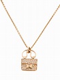 Hermès 18K Diamond Constance Amulette Pendant Necklace - Necklaces ...