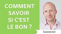 Comment savoir si c'est le bon - YouTube