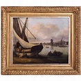 John Thomas Serres, Fine Harbour Painting, Signed, 19th Century For ...