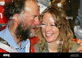 Explorer sir ranulph fiennes and his wife lady louise hi-res stock ...