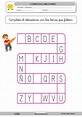 Repasamos el abecedario: Completa con las letras que faltan