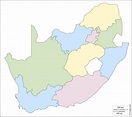 6 Free Printable Blank Map Of South Africa With Countries