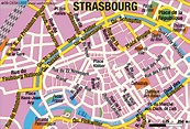 Map of Strasbourg, France