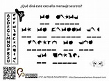 Mensajes Ocultos Juegos De Codigos Secretos Para Niños / Actividad De ...