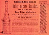 McKinnon Manufacturing Co. - 1891 ad - Boiler-makers, founders and ...