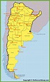 Administrative map of Argentina