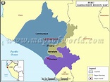 Lambayeque Peru Map | Lambayeque Map