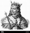 Portrait of George of Kunštát and Poděbrady or Poděbrad or Podiebrad ...