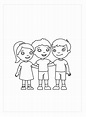 Diversión de Tres Amigos para colorear, imprimir e dibujar –ColoringOnly.Com