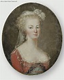Anonymous, Portrait of Marie Antoinette. Miniature, cloth. Musée du ...