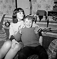 Mark Woodward, aged 8, the son of pop star Tom Jones