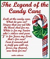 Candy Cane Legend Card Printable | Candy cane story, Candy cane legend ...