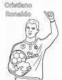 Dibujos de Cristiano Ronaldo Para Colorear