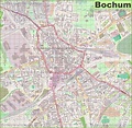 Large detailed map of Bochum - Ontheworldmap.com