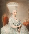 Portrait of Juliana Maria of Brunswick-Wolfenbüttel (1729-1796), Queen of Denmark Johan Heinrich ...