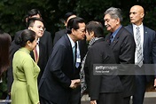 Vietnamese Prime Minister Nguyen Tan Dun and his wife Tran Thanh Kiem ...