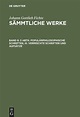 Band 8 3 Abth. Populärphilosophische Schriften, III. Vermischte ...