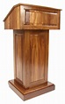 Solid Wood Podium | Walnut Church Lectern