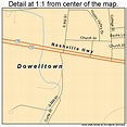 Dowelltown Tennessee Street Map 4721420