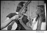James Taylor and Carly Simon in the studio for James Taylor's Flag ...